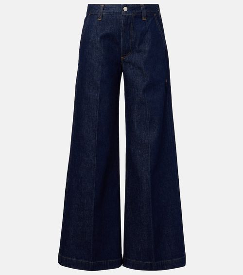 X Argent Beverly mid-rise wide-leg jeans
