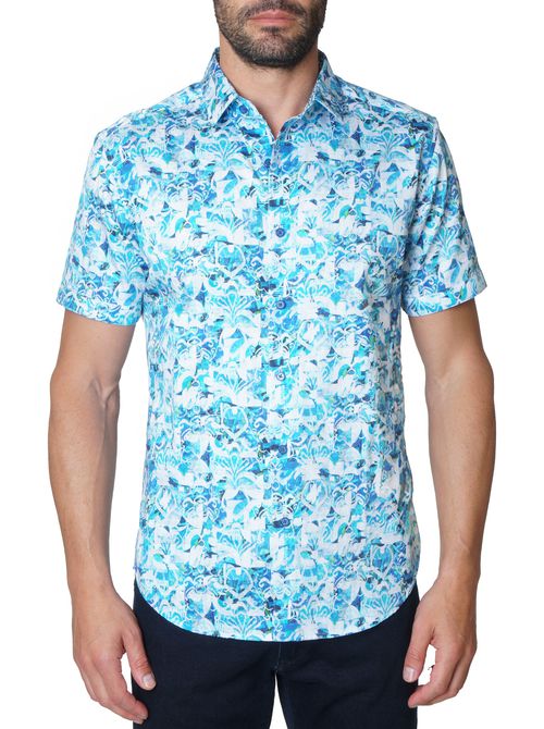 Robert Graham Robert Graham Snyder Short Sleeve Button Down Shirt