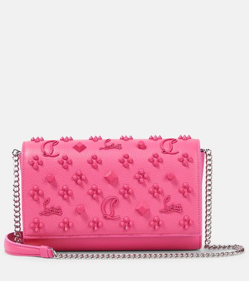 Paloma leather clutch