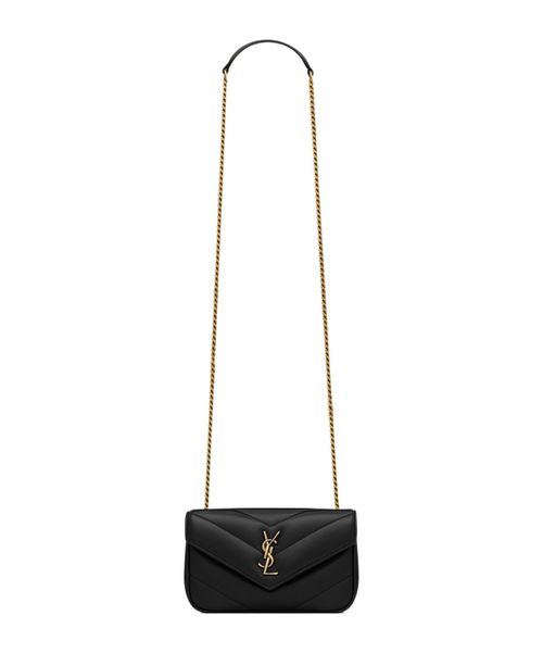 Loulou Logo Plaque Mini Shouler Bag