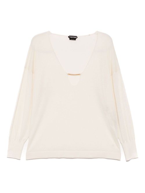TOM FORD knitted top - Neutrals