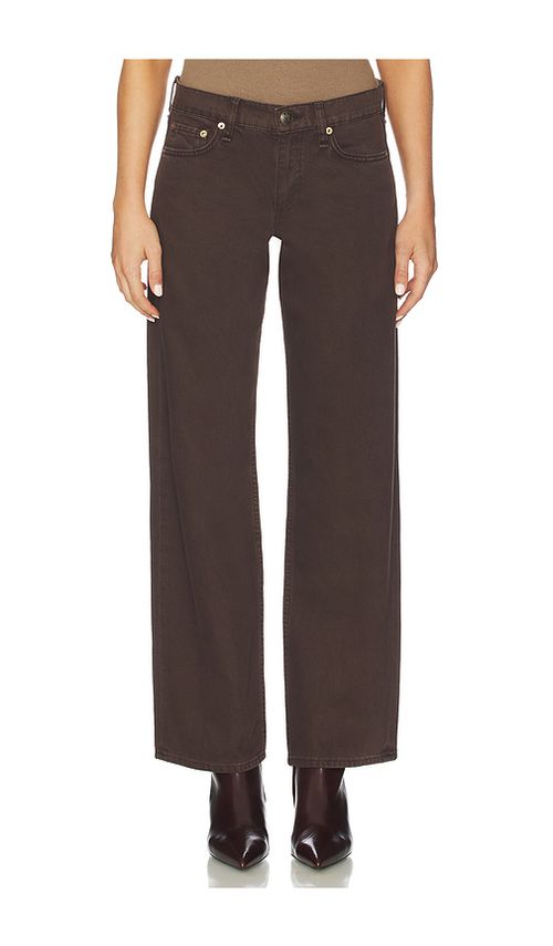 Rag & Bone Saige Full Relaxed Straight Jeans in Brown. 34. Also , 24, 25, 26, 27, 28, 29, 30, 31