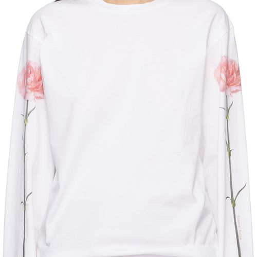 Simone Rocha | Simone Rocha ホワイト カーネーションプリント