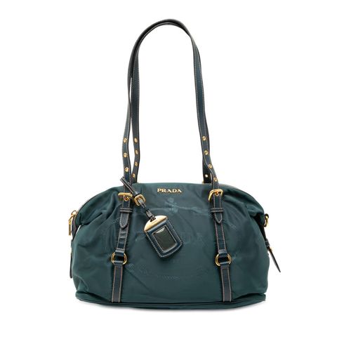 Pre-owned Saffiano Trimmed Tessuto Logo Satchel Ladies 6U4XFT76IGNVZCTZ