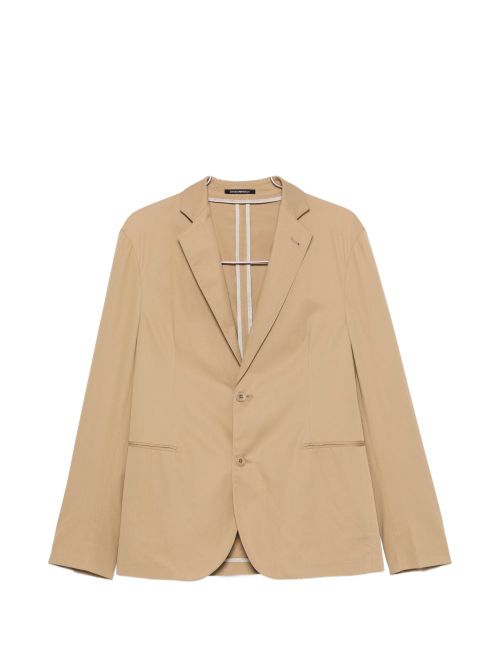 Single-Breasted Cotton Suit — Camel