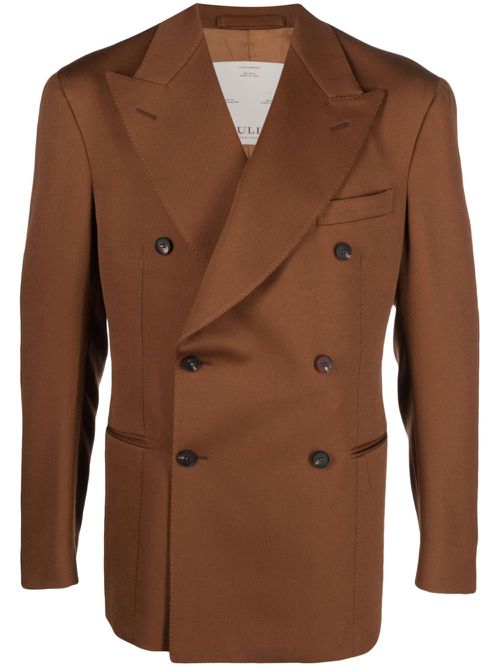 The Stefano double-breasted blazer - Brown