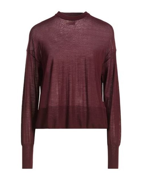 Crème Woman Sweater Burgundy Size XS Merino Wool
