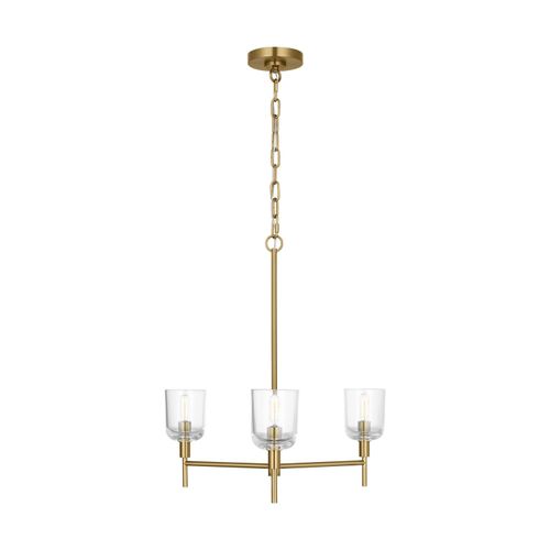 Burnished Brass Chandelier from the Hartley Collection