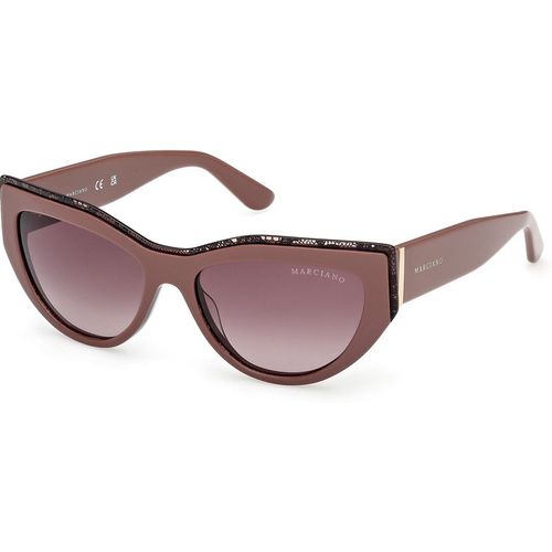 Guess by Marciano Mujer Guess by Marciano GM00028 59F Gafas de sol Acetato Beige Marrón Cat Eye Norma