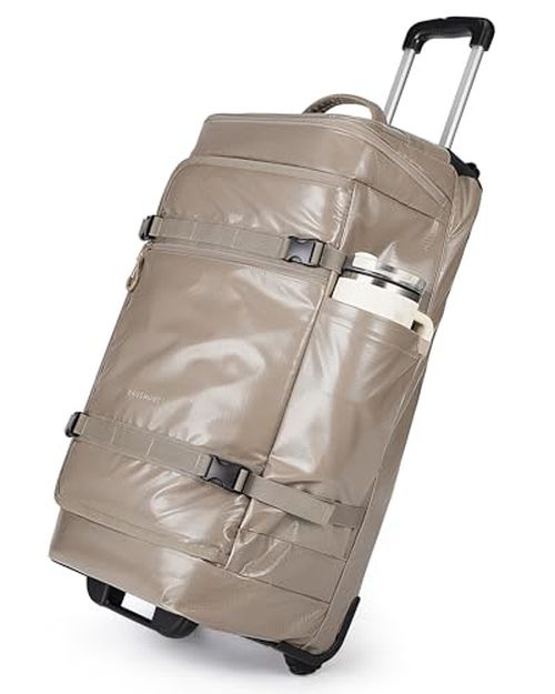 BAGSMART Rolling Duffle Bag with Wheels