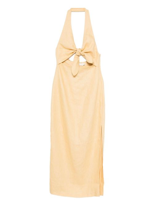 Carlotta midi dress - Yellow