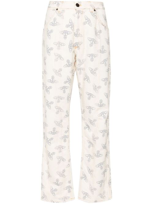 Ranch straight-leg jeans - Neutrals