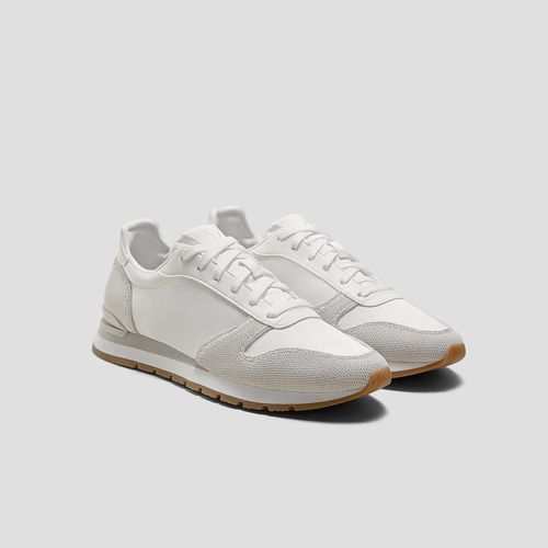 VIVAIA Unisex Satin Luxe Sneakers Allegro|OFF GREY WHITE
