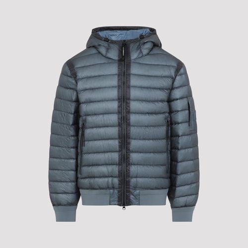 Hooded Lens Down Jacket in Polyamide