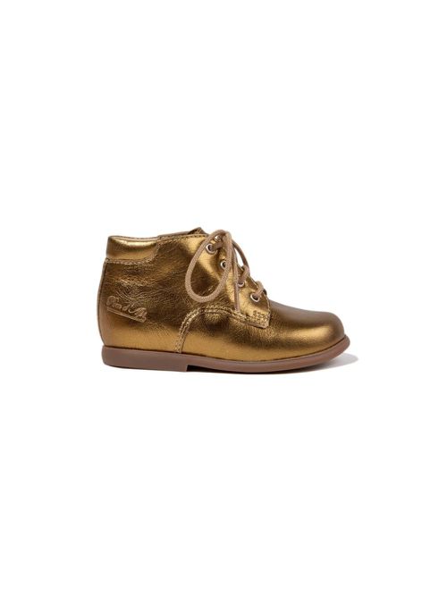 Nioupi leather ankle boots - Gold