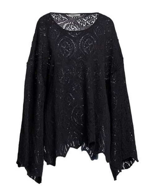 Woman Sweater Black Size M Baby alpaca wool, Polyamide, Virgin Wool