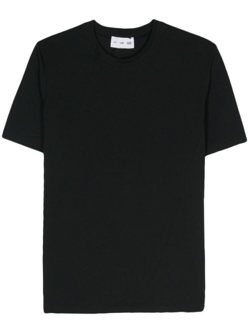 Logo-print short-sleeve T-shirt - Black
