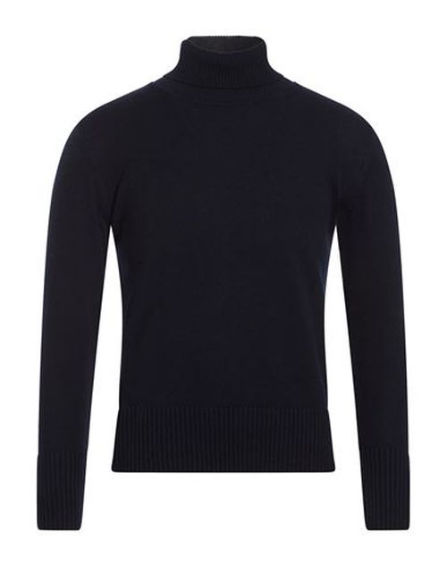 Man Turtleneck Midnight blue Size 32 Cashmere