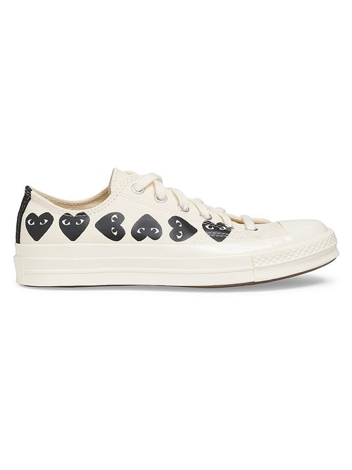 CdG PLAY x Converse Women's Chuck Taylor All Star Heart Low-Top Sneakers - White