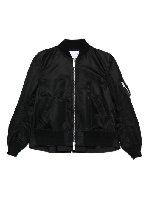 Nylon Bomber Jacket