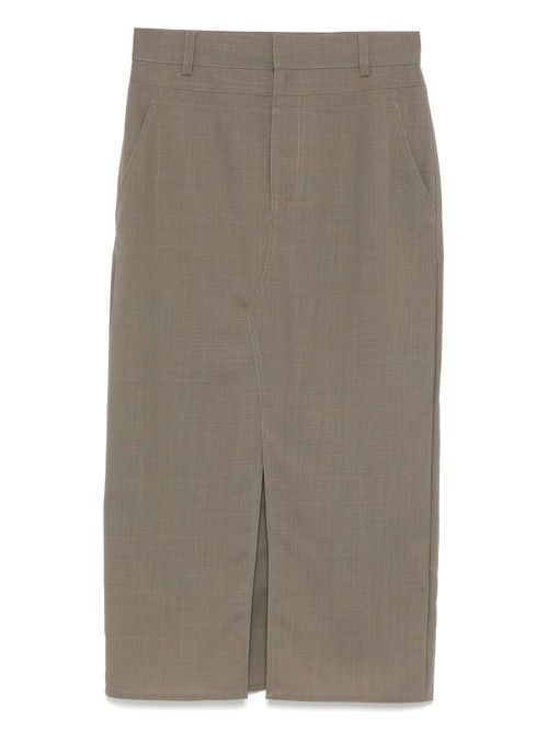 Wool skirt - Grey