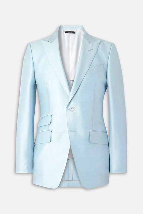 Wool, mohair and silk-blend blazer - Blue - IT 56