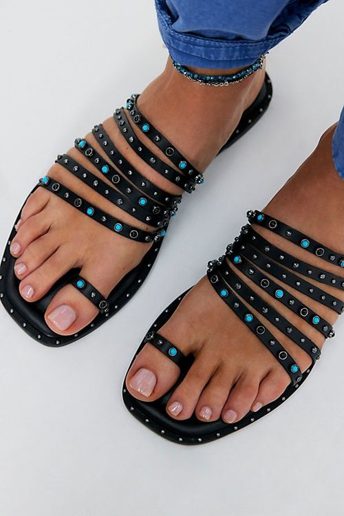 Santa Fe Sandals by Free People in Black