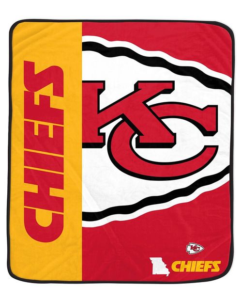Kansas City Chiefs Nfl Team Logo Soft Fleece Throw