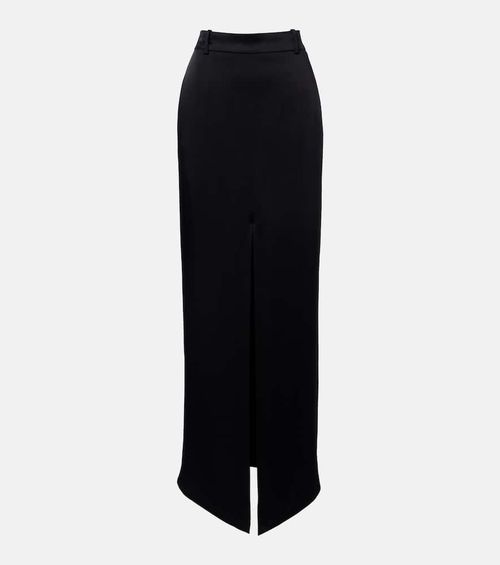High-rise maxi skirt