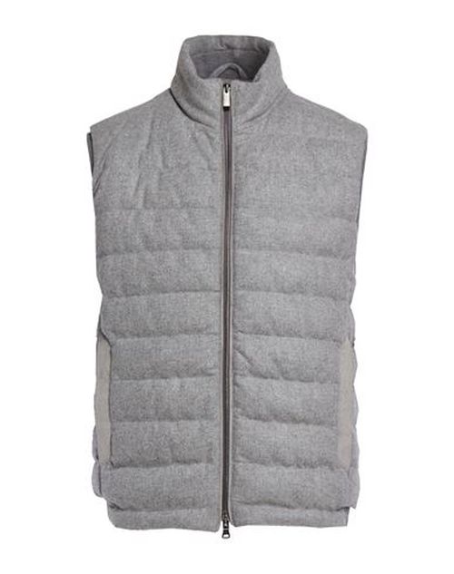 Man Vest Grey Size L Virgin Wool, Cashmere