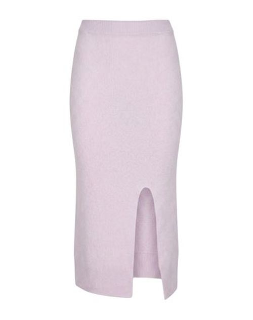Woman Midi skirt Lilac Size ONESIZE Alpaca wool, Polyamide, Virgin Wool, Elastane