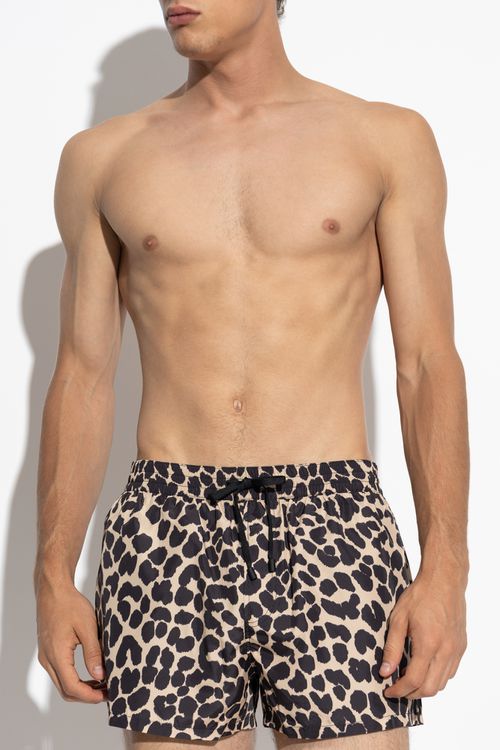 Swim Shorts, Men's, Beige