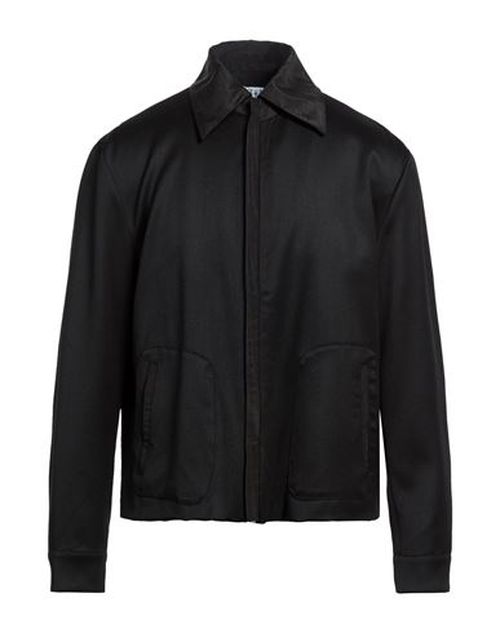 Man Jacket Black Size L Wool