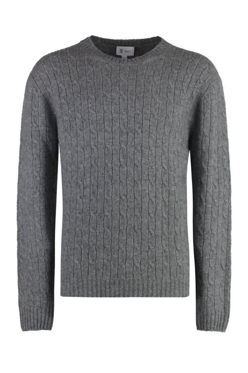 THE (ALPHABET) Cashmere and Silk Cable-knit Sweater