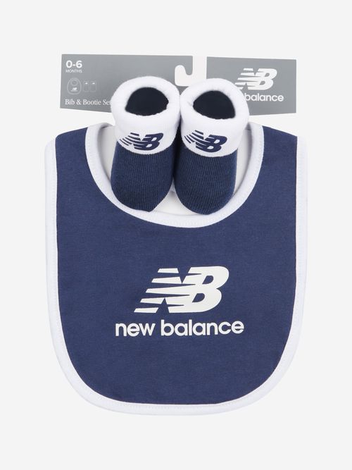 Baby Boys Bib and Bootie Set in Navy 0 - 6 Months Blue By Childsplay Clothing