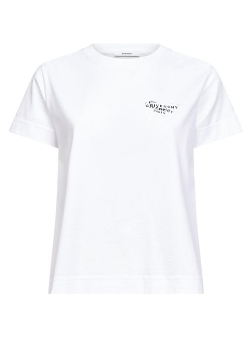 Stamp Print T-Shirt — White