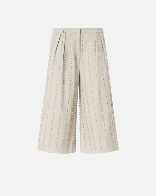 Bermuda shorts with jewel stripes