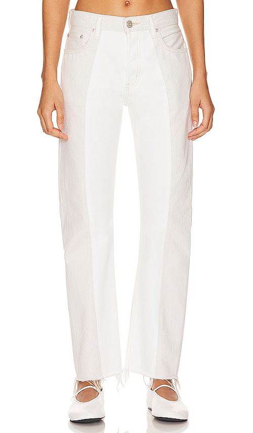 Moussy Vintage Raintrec Straight Jeans in White. -  32 also in 26, 28