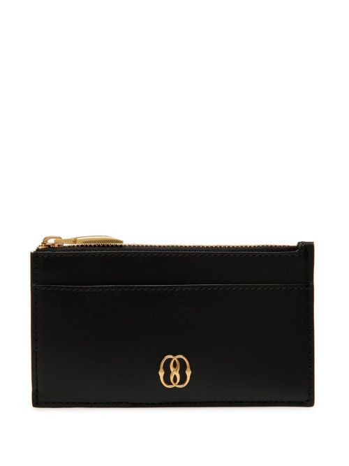 Emblem logo-plaque wallet - Black