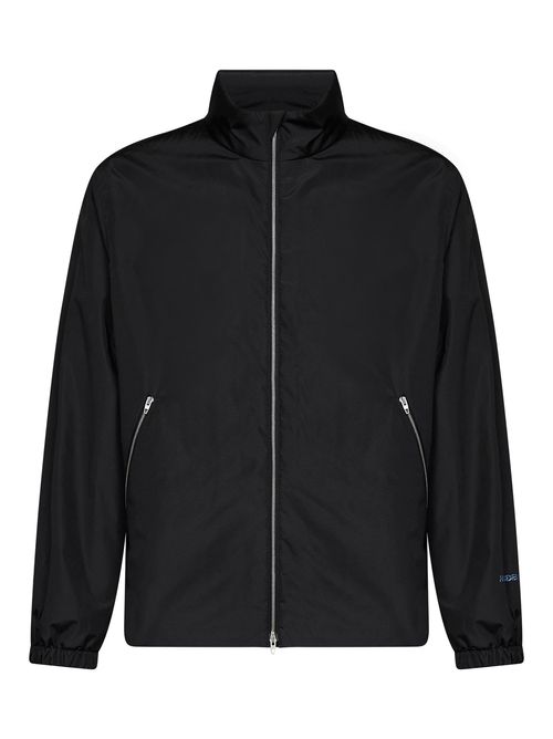 Padded Nylon Taffeta Jacket — Black