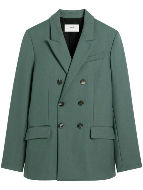 Bouble-breasted blazer - Green
