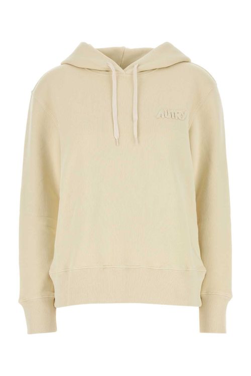 Cotton Hoodie Hoodie — Beige
