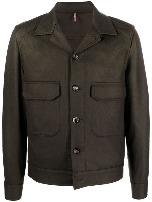 Long-sleeve button-up shirt - Green