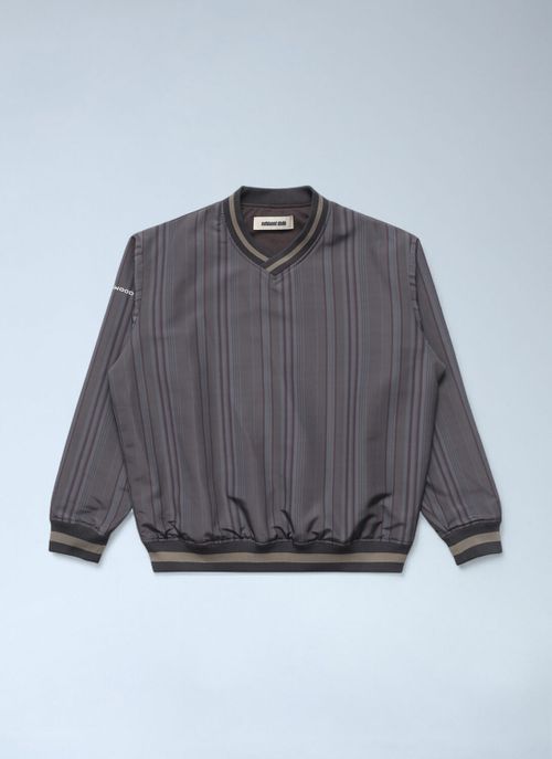Logo Motif V-neck Sweatshirt