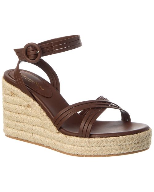 Lianne Beach 70 Leather Wedge Sandal