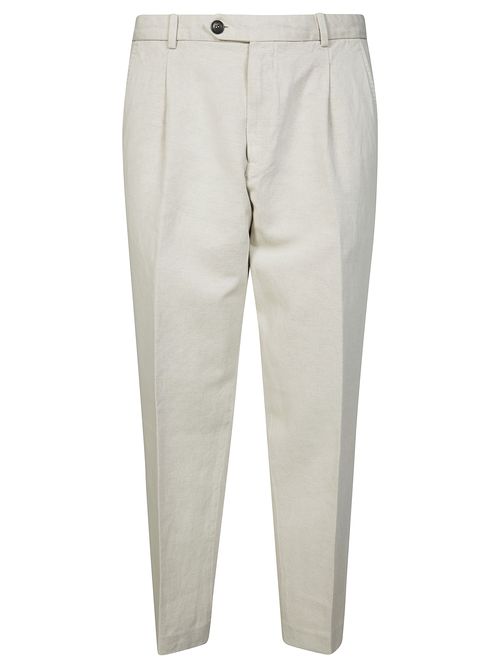 Men's Easy-Wear Trousers with Pinches