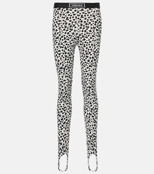 Leopard-print leggings