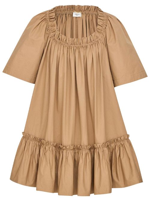 Ruffled Cotton Dress