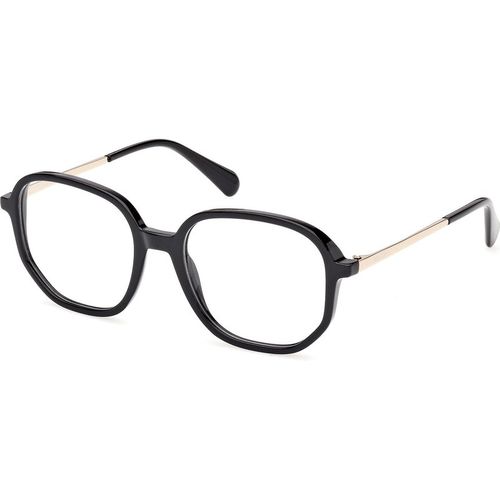 MAX&Co Mujer MAX&Co MO5199 001 Monturas ópticas Inyectado Negro Geométrico Norma