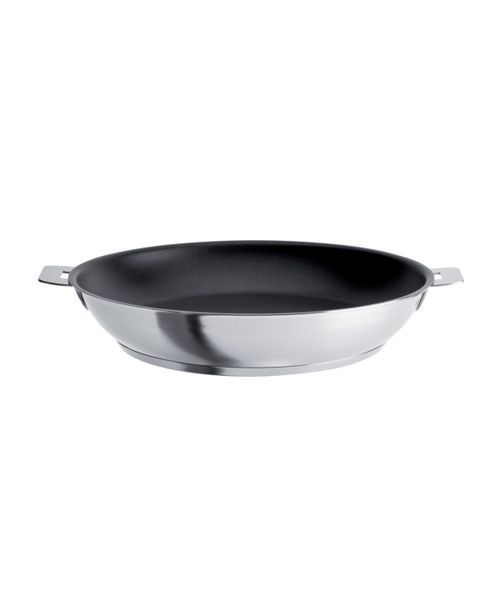 "Stainless Steel 12"" Non-Stick Frying Pan - Silver"